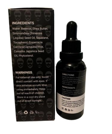Beard Growth Oil Serum | All Natural & Organic Unscented Beard Oil for Men | 30ml Grooming & Self Care Gifts - Buy Online on GoSupps.com