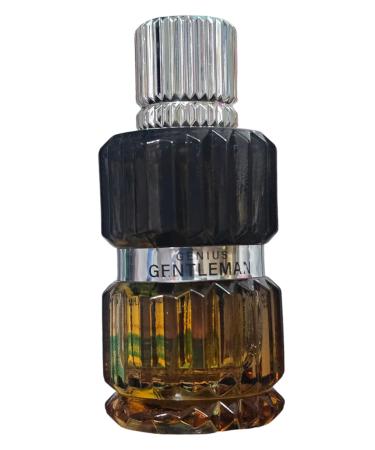 Gentleman Genius Men's Eau de Parfum (EDP) 3.4 FL. Oz (100ml) Men s Perfume with Notes of Bergamot Black Pepper Lavender Orris Cloves Cinnamon Vanilla Husk Tonka Bean Tolu Balsam