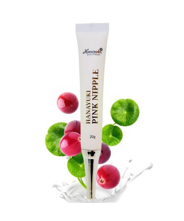 HANAYUKI Pink Nipple Skin Cream Intimate and Sensitive Areas - Natural Dark Spot Corrector for Private Parts Nipple Underarm - Ascorbic Acid + Niacinamide + Vitamin B3 (0.7oz)