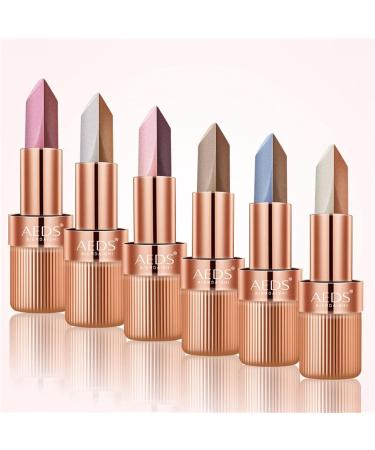 Two-Colored Eyeshadow Stick | Dual Color Glitter Pen for Stunning Shimmering Looks | Gradient Eyeshadow Powder - Buy Online on GoSupps.com