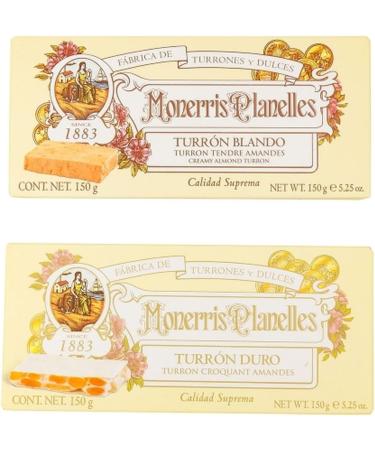 Monerris Planelles Lot 3x Turron blando - Pack 150g - Buy Online on GoSupps.com