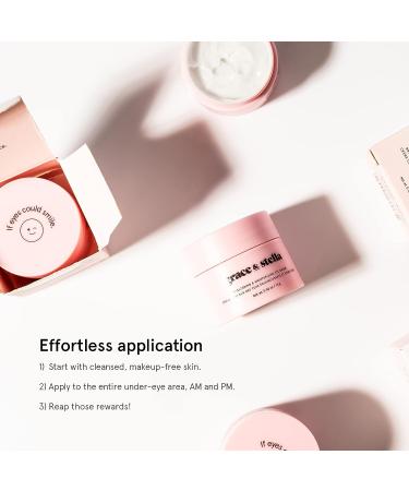 Grace and Stella Vegan Eye Repair Cream for Dark Circles, Bags, and Puffiness - 13g Anti-Aging Solution for Wrinkles (New Formula) - Buy Online on GoSupps.com