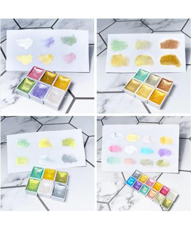 Nail Watercolor Pigment Excellent Lightfastness Nail Watercolor Paint Set 12 Colors for Fabric for Wood for Stone - Buy Online on GoSupps.com