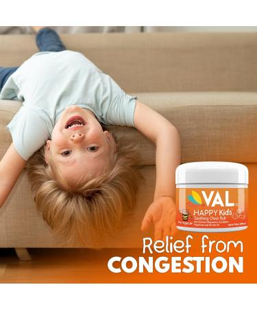 VAL Happy Kids Chest Rub 1.5oz - Soothing Relief for Kids | Fast International Shipping - Buy Online on GoSupps.com