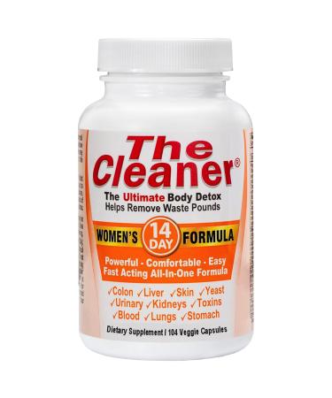 Century Systems The Cleaner Detox Powerful 14-Day Complete Internal Cleansing Formula for Women Support Digestive Health 104 Vegetarian Capsules