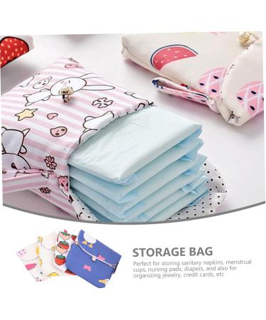 Healeeved 8 STK Storage Bags for Women's Bandages Menstrual Inserts & Breastfeeding Child-Friendly Cotton Wallet - Buy Online on GoSupps.com