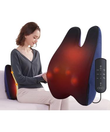 Neck massage device with warmth Shiatsu massage device Back massager with 3D massage electrical massage pillow for neck back shoulder body relaxation gifts for men women