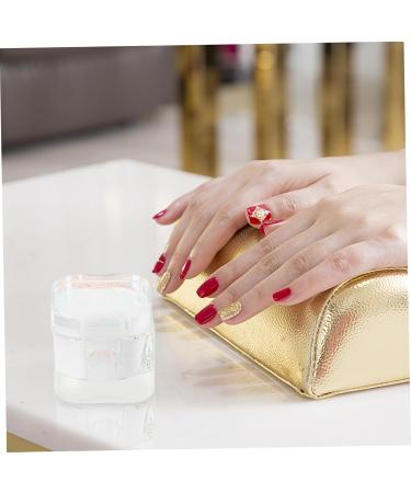 DRESSOOS Nail Art Brush Cup Glass Nail Cup Manicure Art Dish Dappen Dish Bowl Liquid Powder Container Glass Dappen Cup Nail Polish Remover Dish Thicken Crystal Glass Manicure Tools 5.70X5.40X5.40CM As Shown - Buy Online on GoSupps.com