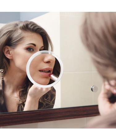 20x Magnifying Mirror with Suction Cup - Close Up Makeup Mirror for Precise Details - Super Magnification - 6 Dia - Clear - Buy Online on GoSupps.com