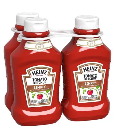 Heinz Simply Heinz Tomato Ketchup - 3 Count (44 oz)
