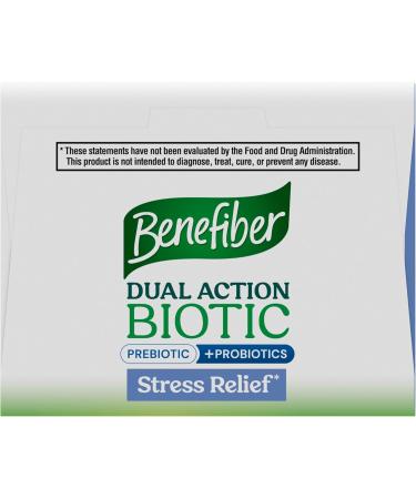 Benefiber Dual Action Biotic Plus Stress Relief, 18 Count Stick Packs - Buy Online on GoSupps.com