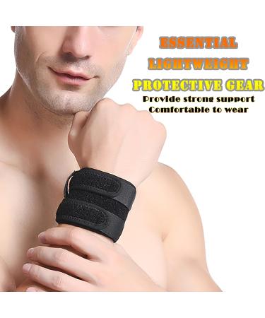 HiRui Wrist Brace & Wrist Wraps for Workout, Weightlifting, and Pain Relief - One Size, Black - Buy Online on GoSupps.com