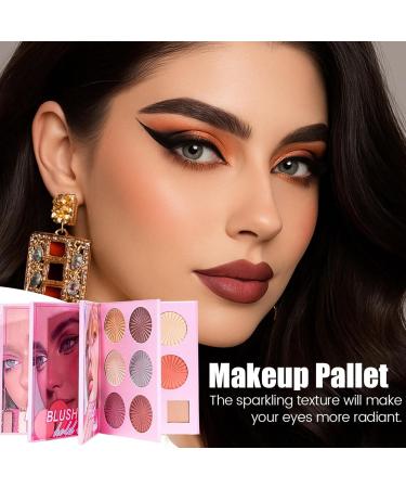  Yjkedfh Make-Up Palette for Face and Long-Lasting Waterproof 43 Colours Book-Style Coloured Eyeshadow Palette For Evening Meetings Travelling Photo Shooting Wedding Eyes Cheeks Christmas - Buy Online on GoSupps.com