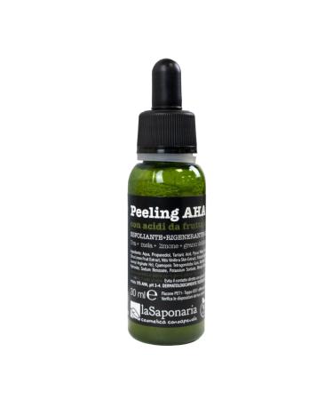 La Saponaria | AHA peeling with Italian fruit acids with exfoliating, regenerating and smoothing action, promotes skin renewal, 30 ml
