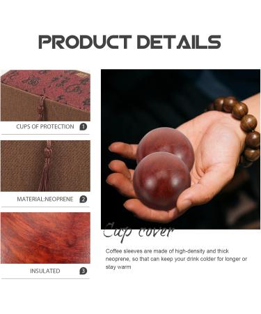 Buy Homsfou Gymnastics Ball Set - Portable Massage Balls Foam Mats & Baoding Rollers for Kids & Adults | Enhancing Mobility & Recovery - Buy Online on GoSupps.com