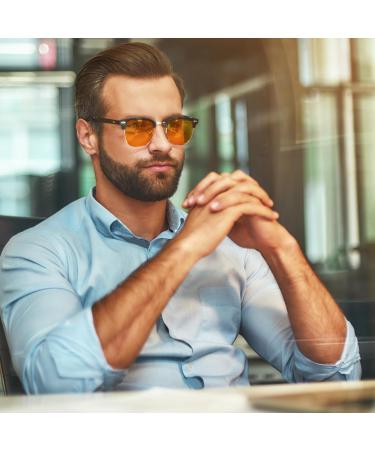 Buy Blue Light Blocking Glasses for Men & Women | UV400 Anti-Glare Gaming Eyewear - Reduce Eyestrain & Fatigue - Buy Online on GoSupps.com