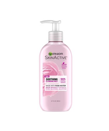 Garnier SkinActive Soothing Cleansing Milk with Rose Water  6.7 fl oz (200 ml)