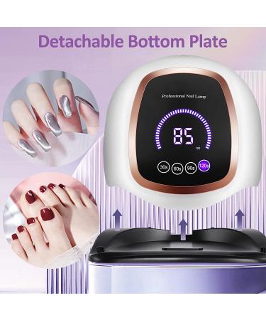 UV LED Nail Lamp - Professional Gel Polish Light with Auto Sensor and LCD Touch Screen - Buy Online on GoSupps.com