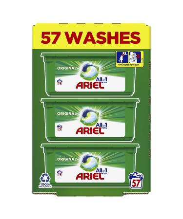 Ariel All in 1 Liquid Detergent Pods 57's Original