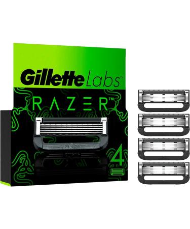 Gillette Labs Razer Limited Edition razor blades 4 replacement blades for Gillette Labs wet razing men with cleaning element and Heated Razor 4 sound - Buy Online on GoSupps.com