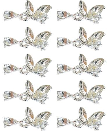 10x/Pack Butterfly Wing Nails Charm Butterfly Pendants Charm Decorations Dangle Nails Charm Nails Supplies Hy4364 - Buy Online on GoSupps.com