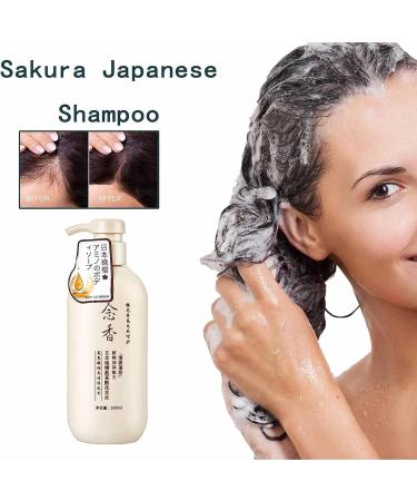 Sakura Japanese Shampoo and Conditioner Set Sakura Hair Growth Shampoo Sakura Japanese Shampoo & Conditioner Japan Evening Sakura Amino acid shampoo for Thickening Smooth Nourish Hair - Buy Online on GoSupps.com