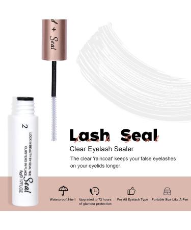 Lash Bond and Seal Eyelash Glue | Strong Hold Waterproof & Long-Lasting for DIY Extensions - Buy Online on GoSupps.com