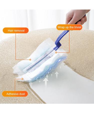 ehozirta Dust Remover with Wings Adjustable Angle Duster Flexible Cleaning Set Short/extendable Handle Dirt Crumbs Hair Dust Remover Fluffy Hand Duster B - Buy Online on GoSupps.com
