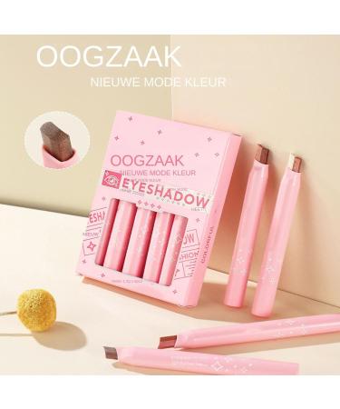 zwxqe Double Color Eyeshadow Stick Eyeshadow Pencil 6 Pcs Eyeshadow PenWaterproof Double Color Eye Brightening Makeup for Girls Family Friends - Buy Online on GoSupps.com