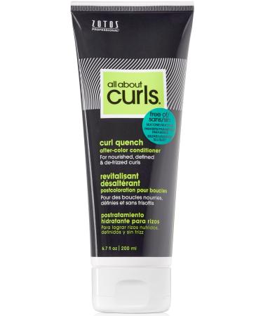 All About Curls Curl Quench After-Color Conditioner | Protect Color | Moisturize & Nourish | All Curly Hair Types | Vegan & Cruelty Free | Sulfate Free | 6.7 Fl Oz