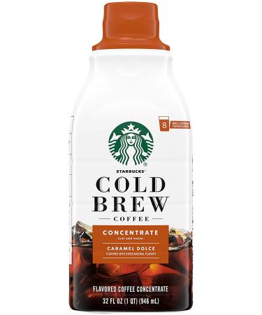 Starbucks Cold Brew Concentrate 32 Fl Oz - Madagascar Vanilla + Caramel Dolce - Pack of 2 - Buy Online on GoSupps.com