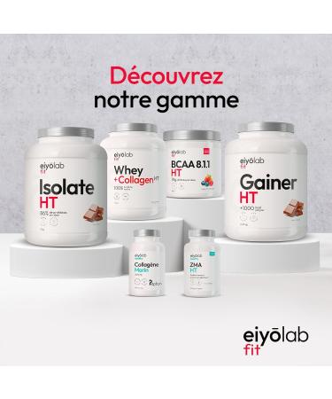 PURE CREATINE HT | 100% Creatine Monohydrate Creapure Powder | Pre Workout Bodybuilding | Muscle Building | Strength & Muscle Resistance | 300g - 88 Shakers | Unflavored Powder | Eiyolab - Buy Online on GoSupps.com