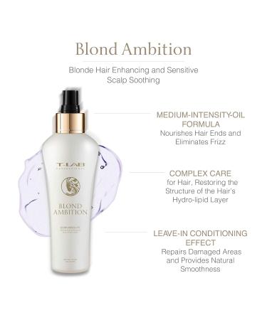 T-LAB PROFESSIONAL Blond Ambition Elixir - Hair Repair Serum for Blonde & Color Treated Hair | Deep Moisturizing & Smoothing | 5.07 Fl Oz - Buy Online on GoSupps.com