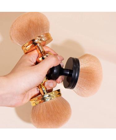 Powder Makeup Brush Mushroom Head Face Brush Foundation Brush Multifunction Make Up Brush Powder Bronzer Brush Makeup Brush Soft Blush Foundation Brush gold - Buy Online on GoSupps.com