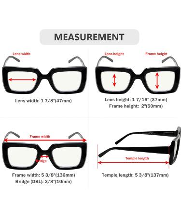 Shop Eyekeper 4 Pack Progressive Multifocus Reading Glasses - No Line Light Blocking for Women - 2.0x - Stylish Mixed Colors - Buy Online on GoSupps.com
