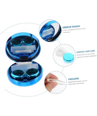 Buy Gatuida Colored Contact Lenses & Eye Care Travel Case - Luxurious Organizer with Mirror & Holder - Buy Online on GoSupps.com