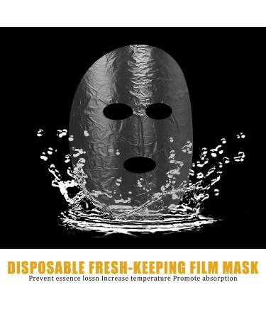 200 Sheets Disposable Facial Sheet Masks - Transparent Moisturizing Face Masks for Spa & Skincare | International Shipping Available - Buy Online on GoSupps.com
