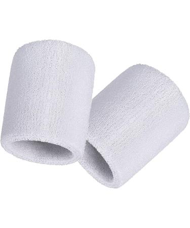12 Cotton Welding Bands for Men & Women - Ideal for Tennis Basketball Running & Gym Training | White & Opulent Garden - Buy Online on GoSupps.com
