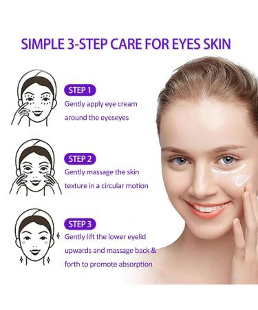 Vitamin C Eye Cream | Hydrating Anti-Aging Moisturizer for Dark Circles & Puffiness | Retinol Eye Wrinkle Treatment - Buy Online on GoSupps.com