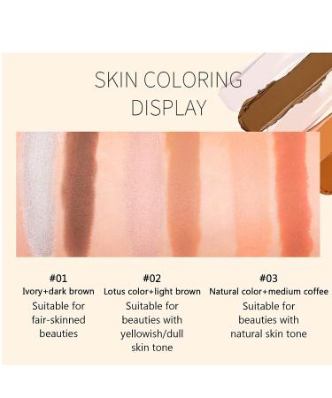 ONLYOILY Double-End Contour Highlighter Stick - Face Highlighter & Contour Makeup Cream Concealer - Buy Online on GoSupps.com