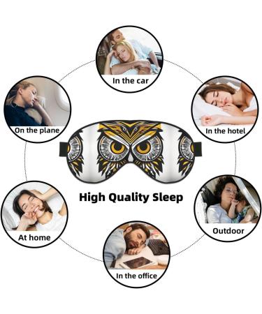 Buy Cute Owl Pattern Double-Sided Eye Mask - Soft Light Blocking for Better Sleep - International Shipping Available - Buy Online on GoSupps.com