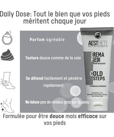 Very Dry and Damaged Foot Cream Exfoliating Urea + Glycolic Acid 200 ml Refreshing Anti-Odour Moisturizing for Cracked Heels and Dry Feet Contrasting Calluses Calluses Cuts - Aesthete - Buy Online on GoSupps.com