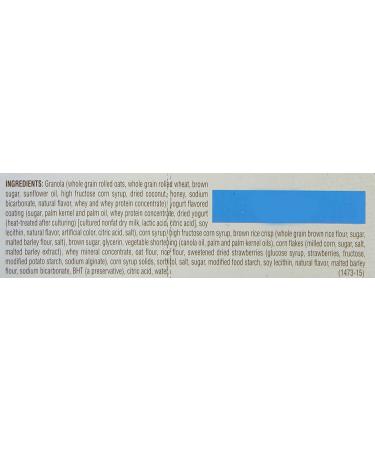 Quaker Yogurt Chewy Granola Bar - Strawberry Flavor - 30 Bars, 6.1 oz each (Pack of 6) - Buy Online on GoSupps.com