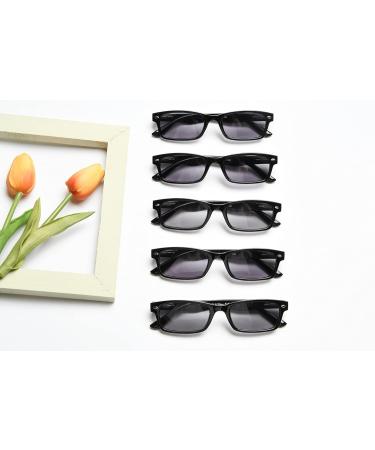 Eyekepper 5-Piece Spring Hinge Half Eye Reading Glasses Set +0.50 Gray Lens - Stylish & Durable - Buy Online on GoSupps.com