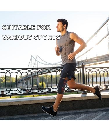 Dualo Kniebandage - Orthopedic Knee Support for Men & Women | Anti-Slip Breathable Knee Brace for Sports & Strength Training | 1 Pair - Buy Online on GoSupps.com