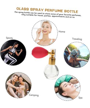 SKISUNO Empty Bottle Perfume Mini Travel Perfume Refillable Travel Empty Bottle Body Glitter Powder Travel Perfumes for Women Miniature Perfume Bottle Decorate Glass Miss Make up medium Golden - Buy Online on GoSupps.com