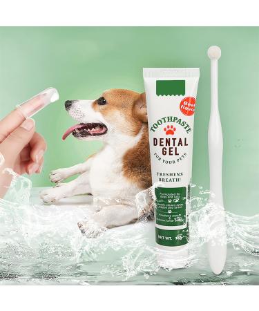 Pet Dog & Cat Toothbrush Kit | Beef Flavor Toothpaste for Fresh Breath & Plaque Removal | 360 Teeth Cleaning | Health Supplies - Buy Online on GoSupps.com