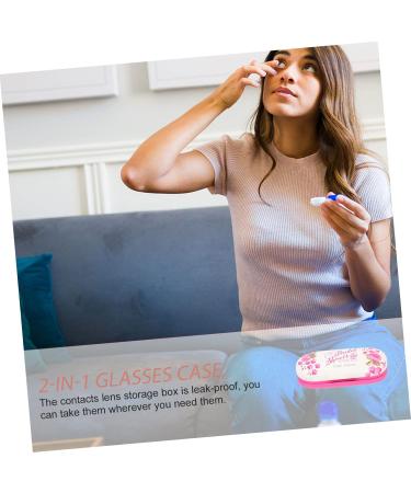 Personalized Double-Layer Glasses Case | Healvian Travel Accessories & Contact Lens Holder - Buy Online on GoSupps.com