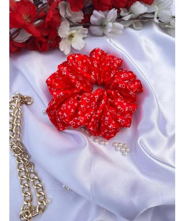 4 Satin Scrunchies Extra large Oversize Hair Scrunchies Frizz Prevention Silk Scrunchies for Girls & Stylish Hair Ties for Women Premium Hair Scrunchie for Styling (Lovexl1) - Buy Online on GoSupps.com