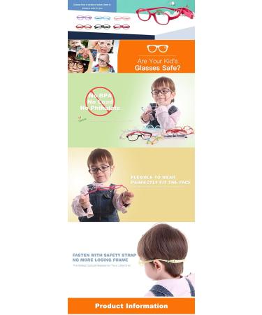 Enzodate No-Screw Monoblock Glasses for Kids 1-2Y | Safe & Comfortable Eyewear with Belt & Cord - Buy Online on GoSupps.com